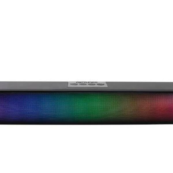 10W high quality LED Bluetooth soundbar front view with RGB lights